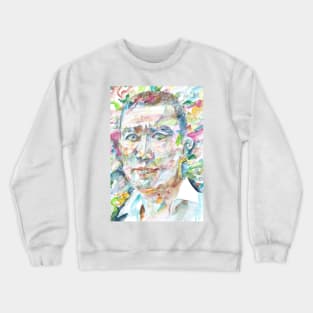 YUKIO MISHIMA - watercolor portrait Crewneck Sweatshirt